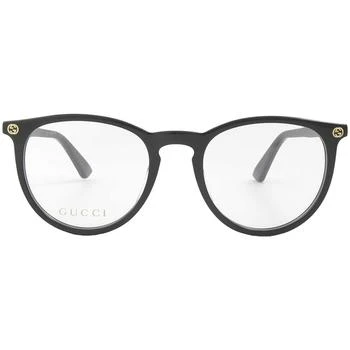 Gucci | GG0027O Demo Teacup Ladies Eyeglasses GG0027O 001 50,商家Jomashop,价格¥1025