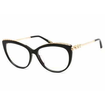 Chopard | Chopard Women's Eyeglasses - Black Cat Eye Frame Clear Demo Lens | VCH276S 0700 5.4折×额外9折x额外9折, 额外九折