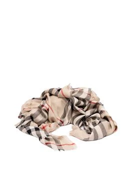 推荐Burberry `Giant Check` Scarf商品