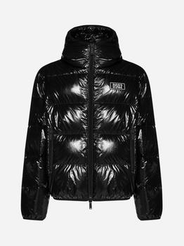 推荐Quilted glossy nylon puffer jacket商品