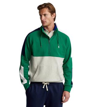 推荐Color-Blocked 1/4 Zip Interlock Pullover商品