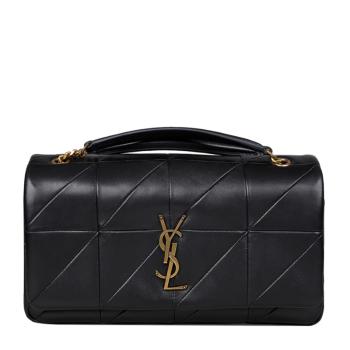 圣罗兰反转巴黎手提包, Yves Saint Laurent | YSL 圣罗兰 女士黑色羊皮单肩手提挎包 515821-COP67-1000商品图片 满$100享9.5折, 满折