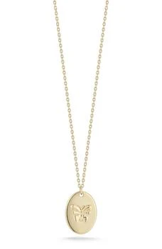 Ember Fine Jewelry | 14K Gold Butterfly Pendant Necklace,商家Nordstrom Rack,价格¥2348