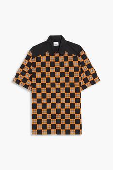 推荐Checked cotton-jacquard shirt商品