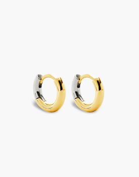 Madewell | MACHETE Huggie Hoop Earrings in 3/4 Gold商品图片,