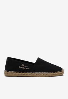 商品Yves Saint Laurent | Logo Lettering Canvas Espadrilles,商家Thahab,价格¥3272图片
