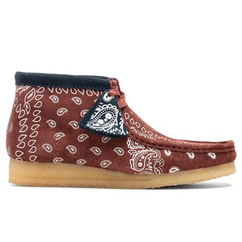 推荐Clarks Wallabee Boot - Brick Paisley商品