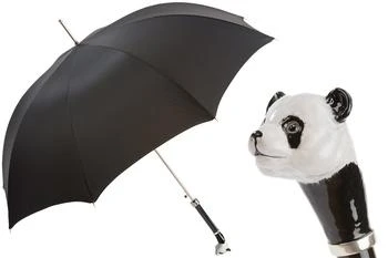 PASOTTI | Pasotti 葩莎帝黑色伞面 可爱熊猫手柄 意式手工伞 ,商家Unineed,价格¥1574