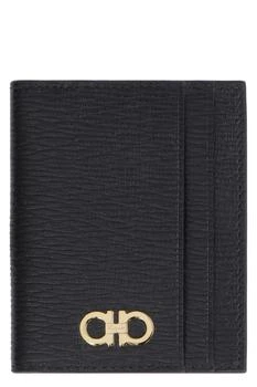 Salvatore Ferragamo | GANCINI LEATHER CARD HOLDER,商家Boutiques Premium,价格¥1851