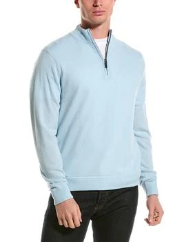 推荐Alashan Cashmere Solid Mock Neck Cashmere 1/4-Zip Pullover商品