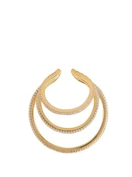 FEDERICA TOSI | Ear cuff jade gold,商家Wanan Luxury,价格¥623
