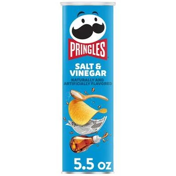 Pringles | Potato Crisps Chips Salt and Vinegar,商家Walgreens,价格¥26