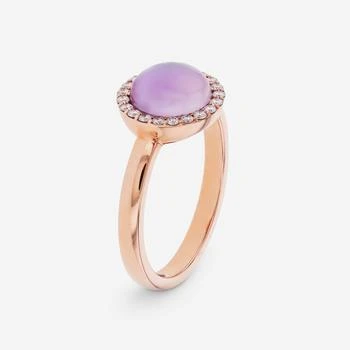 Roberto Coin | Roberto Coin 18K Rose Gold, 2.00ct. tw. Amethyst and Diamond Halo Ring sz 6.5 8882636AX65XA,商家Shopworn,价格¥7244