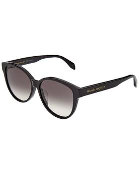 推荐Alexander McQueen Women's AM0303SK 57mm Sunglasses商品