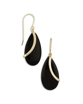 Bloomingdale's | 14K Yellow Gold Onyx Almond Drop Earrings,商家Bloomingdale's,价格¥3656