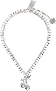 推荐Silver Cherry Long Chain Necklace商品