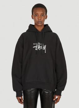 stussy卫衣直邮, STUSSY | Basic Logo Hooded Sweatshirt in Black商品图片 