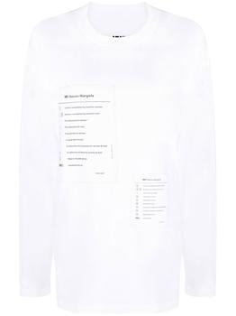 推荐MM6 MAISON MARGIELA - Cotton Long Sleeves T-shirt商品