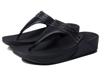 FitFlop | Lulu Laser Crystal Leather Toe Post Sandals商品图片,8.3折起