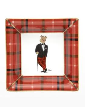 Halcyon Days | Hal The Bear Square Tray,商家Neiman Marcus,价格¥927