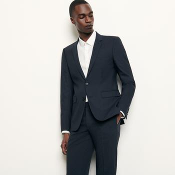 sandro leather jacket men, Sandro | Classic wool suit jacket商品图片 