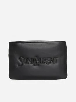 Yves Saint Laurent | Logo leather coin purse,商家d'Aniello boutique,价格¥2448