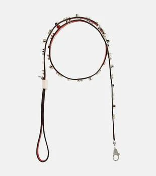 Christian Louboutin | Loubileash spiked leather dog leash,商家MyTheresa HK,价格¥3695