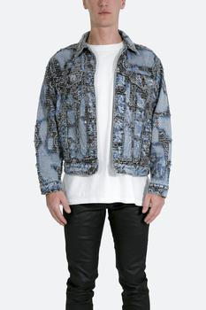 推荐Boro Paisley Trucker Jacket - Blue/Black商品