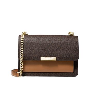 mk菜篮子直邮, Michael Kors | 香港直邮Michael Kors迈克高仕女士PVC配皮单肩斜挎包30H9GJ4L3B商品图片 额外8.2折, 额外八二折