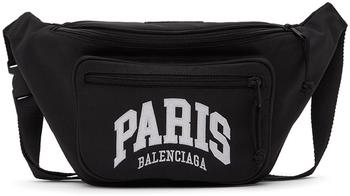 商品Balenciaga | 黑色 Paris 腰包,商家SSENSE CN,价格¥6149图片