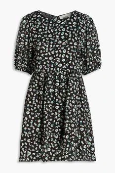 ba&sh | Beth printed cotton-blend voile mini dress 2折×额外8折x额外9.5折, 额外八折, 额外九五折