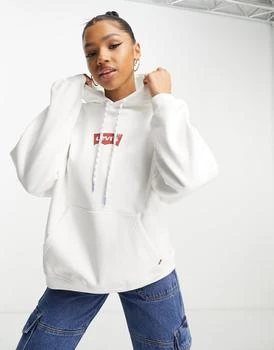 Levi's | Levi's logo caravan hoodie in white 