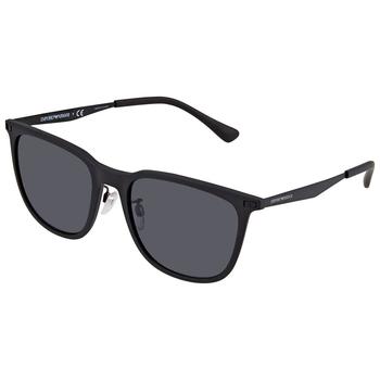 商品Grey Sport Mens Sunglasses EA4149F 504287 55图片