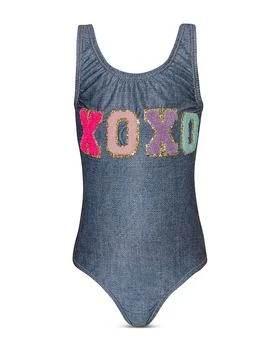 PQ Swim | Girls' XOXO One Piece Swimsuit - Little Kid, Big Kid,商家Bloomingdale's,价格¥628