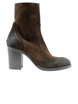 推荐Elena Iachi Suede Leather Ankle Boots商品