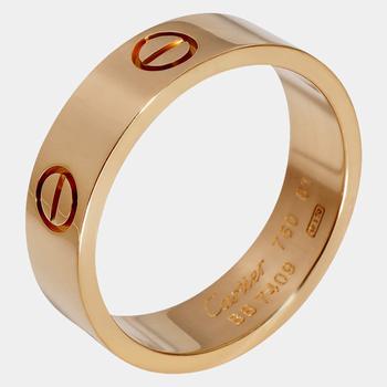 美国卡地亚戒指, [二手商品] Cartier | Cartier Love 18K Yellow Gold Ring EU 61商品图片 9.2折