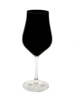 Classic Touch Decor | Set of 6 Black Wine Glasses with Clear Stem,商家Premium Outlets,价格¥746