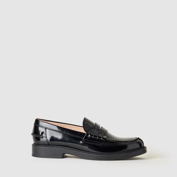 Tods Womens Gomma Loafer Black Flats product img