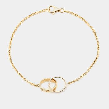 推荐Cartier Love Interlocking Loops 18k Yellow Gold Bracelet商品