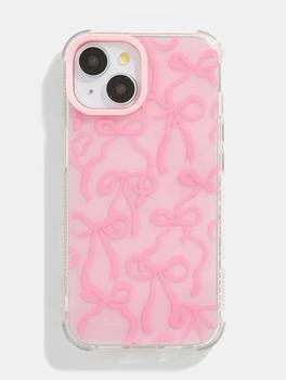 Skinnydip London | Pink Tinted Bow Shock iPhone Case,商家Skinnydip,价格¥52