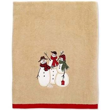 Avanti | Snowman Gathering Holiday Cotton Bath Towel, 27" x 50",商家Macy's,价格¥169
