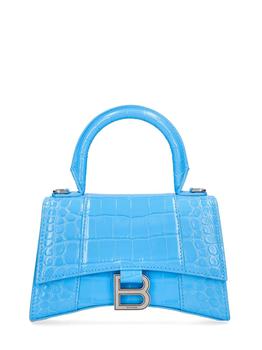 巴黎世家沙漏包价格, Balenciaga | Xs Hourglass Leather Top Handle Bag商品图片 