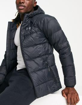 Under Armour | Under Armour down 2.0 puffer jacket with hood in black商品图片,