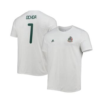 亚历山大王联名阿迪达斯, Adidas | Men's Guillermo Ochoa White Mexico National Team Amplifier Name and Number T-shirt商品图片 7.9折