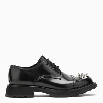 Alexander McQueen | Black Punk Stud Derby shoes商品图片,6.9折