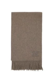 推荐Cashmere scarf with monogram商品