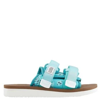 Suicoke | Ladies Teal Moto-Cab Slippers,商家Jomashop,价格¥645