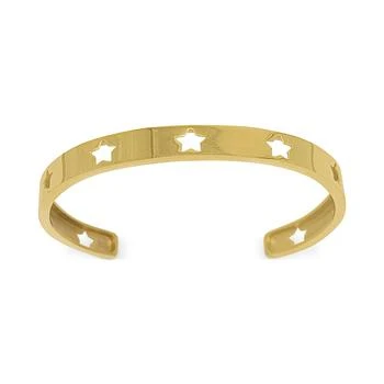 ADORNIA | 14k Gold-Plated Star-Cutout Cuff Bracelet 独家减免邮费