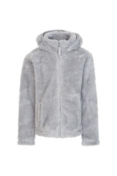 Trespass | Trespass Girls Violetta Fluffy Fleece Jacket (Pale Grey)商品图片,7.2折