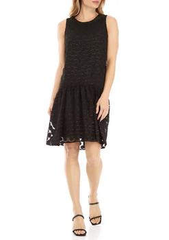 Sandra Darren, Sandra Darren | Women's Sleeveless Flounce Hem Textured Dot Dress商品图片 2折×额外8.5折, 额外八五折